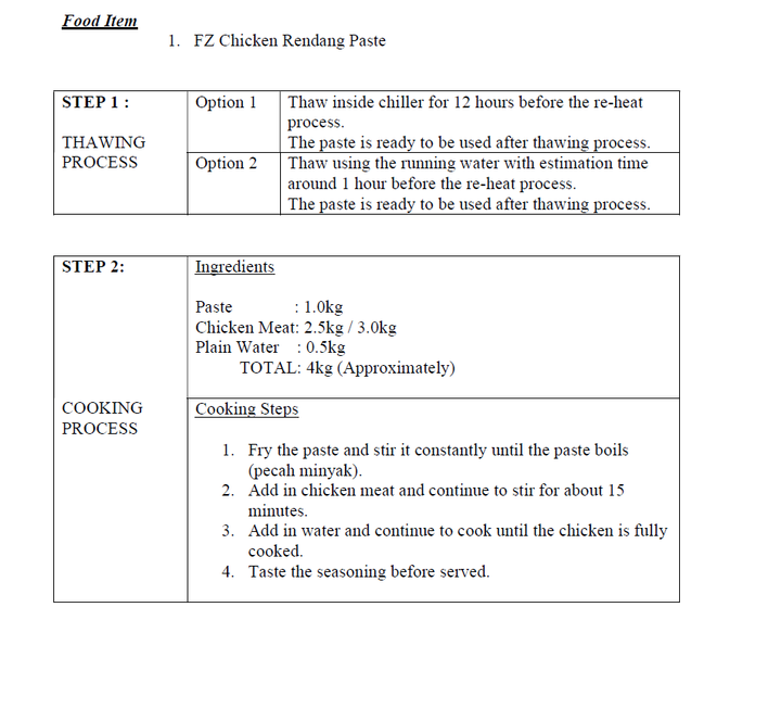 COOKING METHOD