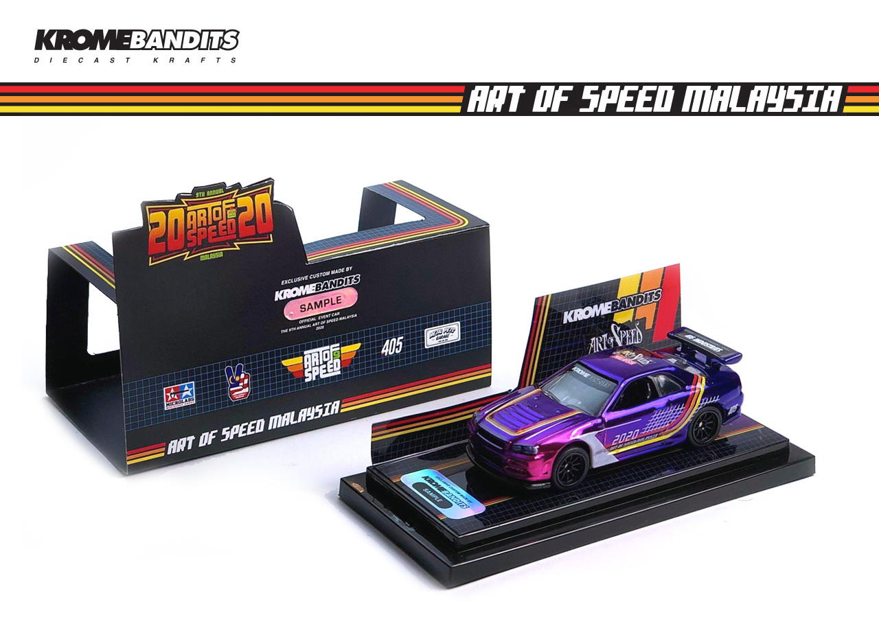 トールペイント AOS EVENT CAR : NISSAN SKYLINE GTR34 – KROMEBANDITS