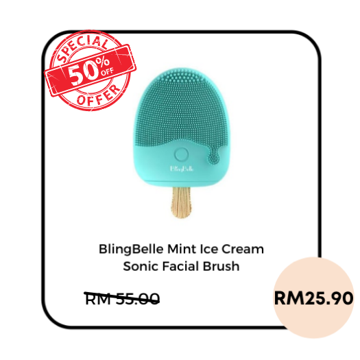 Blingbelle mint Ice Cream Sonic Facial Brush