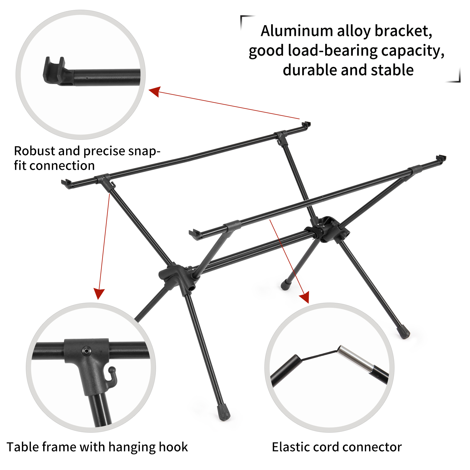 FT11 detachable aluminum alloy table.3