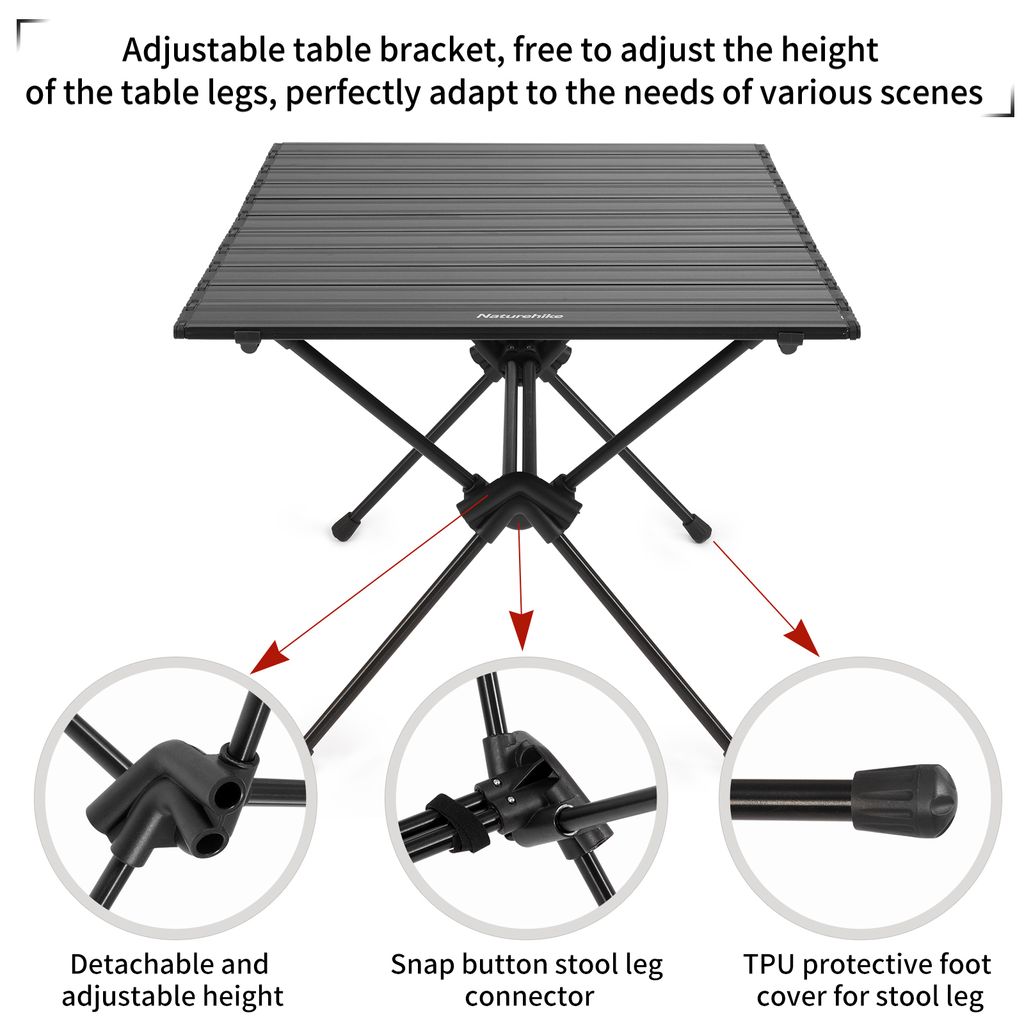 FT11 detachable aluminum alloy table.4