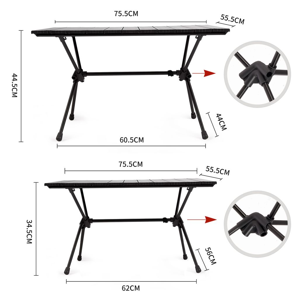 FT11 detachable aluminum alloy table.5