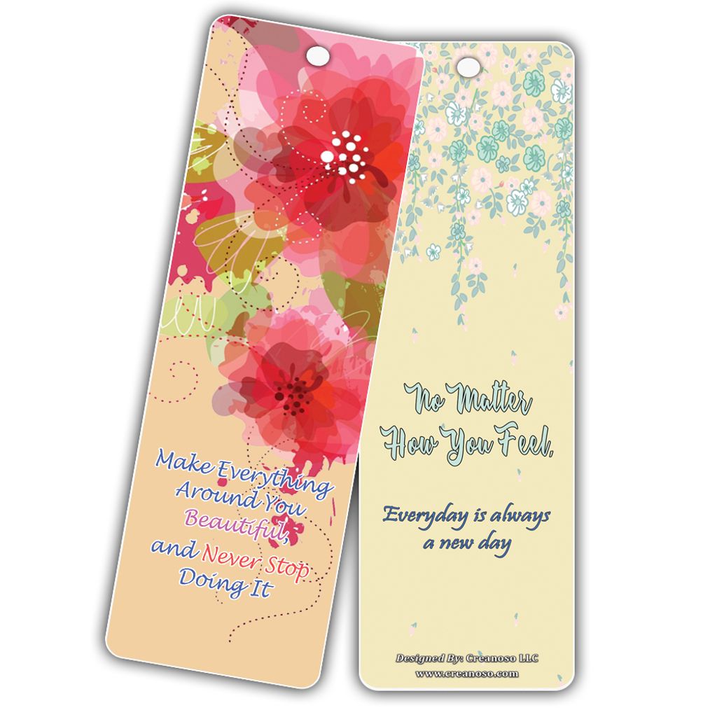 Flower Themed Inspirational Quotes Bookmarks D4.jpg