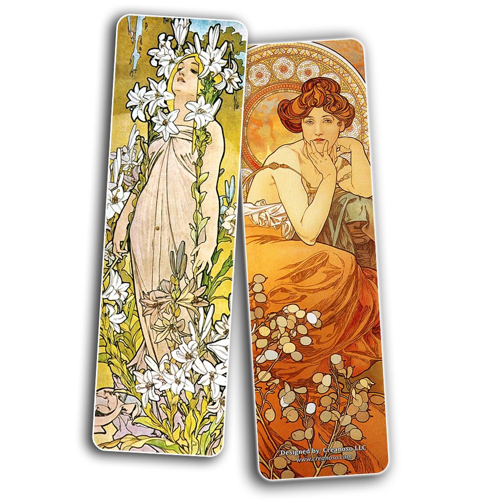 CNSBM3078_BM6_Alphonse Mucha Art Nouveau Vintage Bookmarks_2n1.jpg