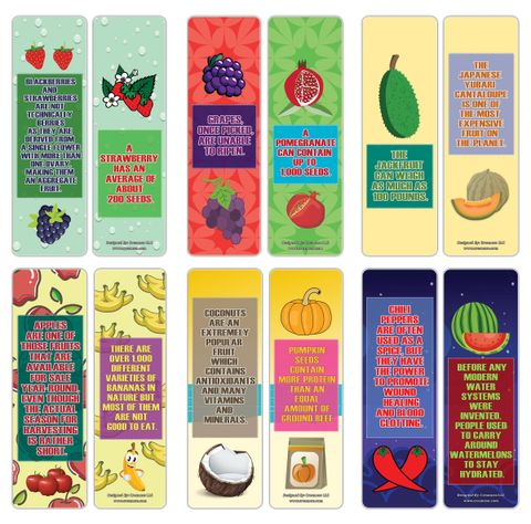 CNSBM2100_main_Fun Facts About Fruits Bookmarks