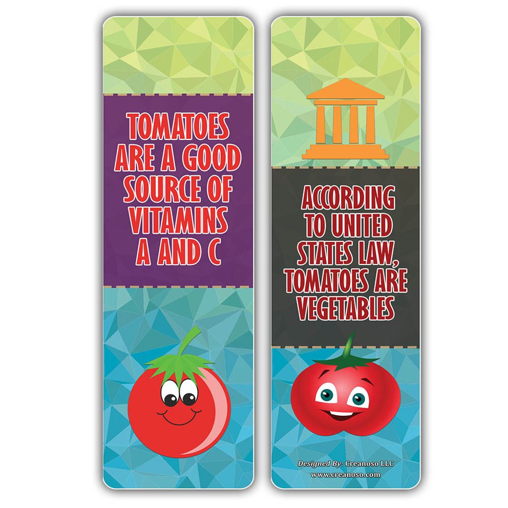 CNSBM2105_BM2_Fun Facts About Vegetables Bookmarks Series 2