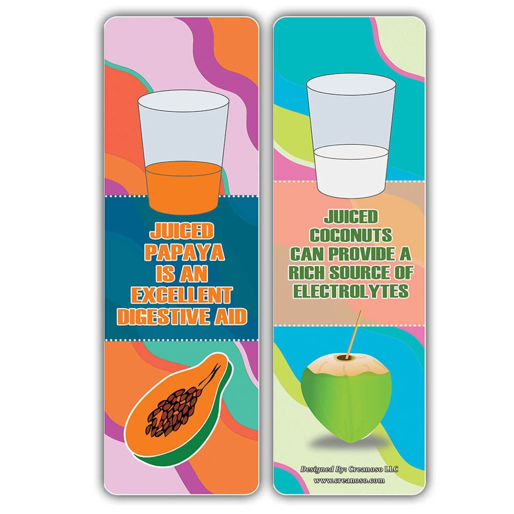 CNSBM2106_BM1_Fun Facts About Juices Bookmarks Series 2