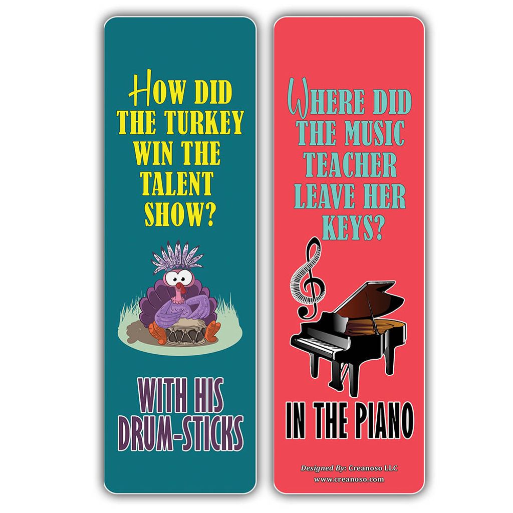 CNSBM2113_BM2_Funny Music Puns Jokes Bookmarks