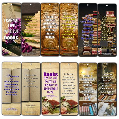 CNSBM3010_main_Avid Reader Bookmarks - Literary Quotes