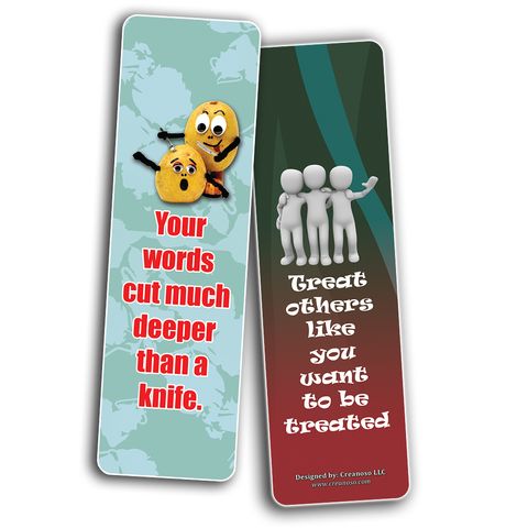 CNSBM3106_BM1_Anti-Bullying Slogans Bookmarks for Kids_2n1