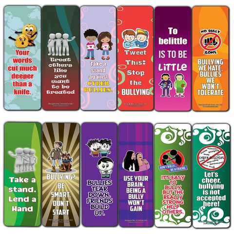 CNSBM3106_Main_Anti-Bullying Slogans Bookmarks for Kids