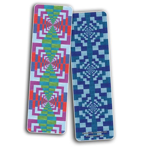 CNSBM3116 - BM1_ Colorful Patterns Optical Bookmarks Series 1_2N1