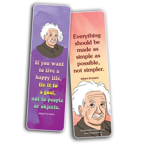 CNSBM3134 - BM1_Albert Einstein Quotes Bookmarks