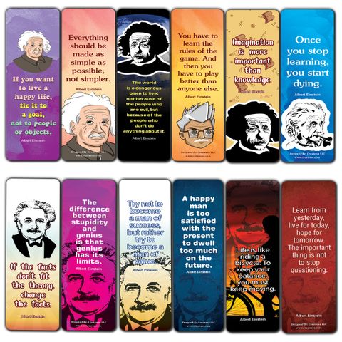 CNSBM3134 - MAIN_Albert Einstein Quotes Bookmarks