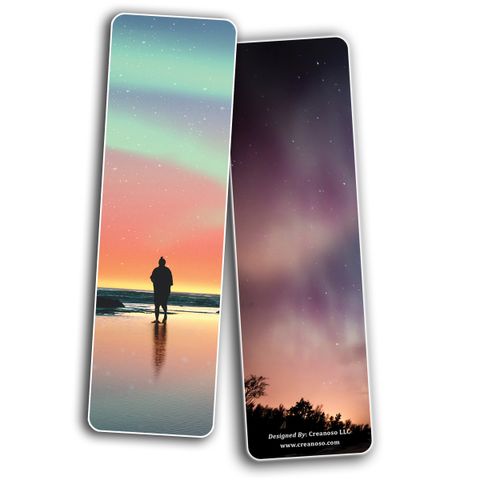 CNSBM3137 - BM1_Aurora Night Sky Bookmarks_2N1