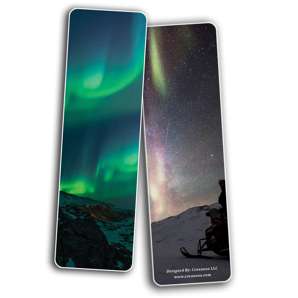 CNSBM3137 - BM5_Aurora Night Sky Bookmarks_2N1