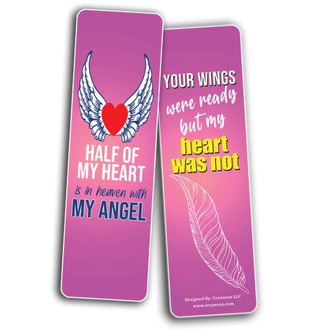 CNSBM3143 -BM1- 2n1 - Angel Quotes Bookmarks