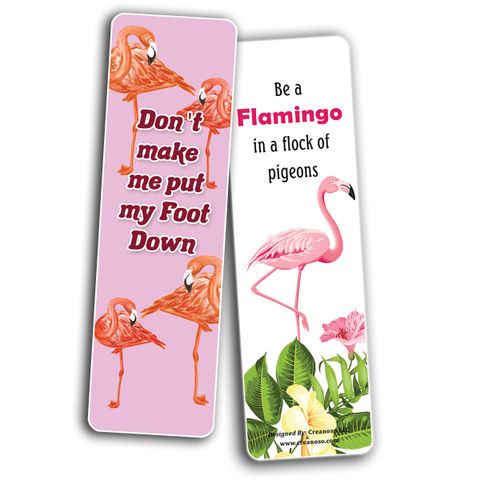 CNSBM3149 - BM1_2n1 - All About Flamingo Bookmarks