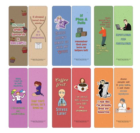CNSBM4099_main_Funny Stress Quotes Bookmarks