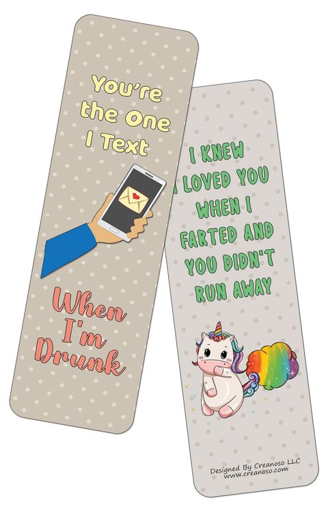 CNSBM4151_BM 1_Funny Love Confessions Bookmarks