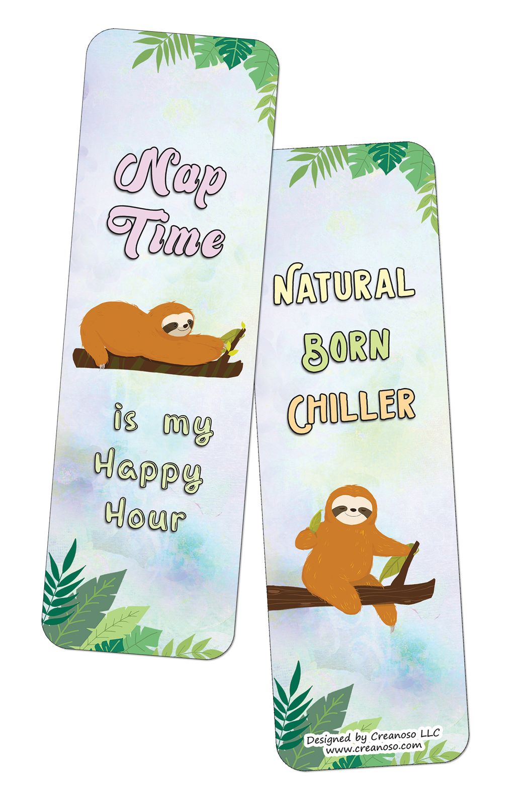 CNSBM4182_BM 6_Funny Sloth Quotes Bookmarks
