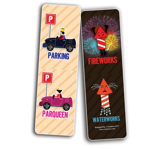 CNSBM5051_bm1_Funny Opposite Puns Jokes Bookmarks_2n1