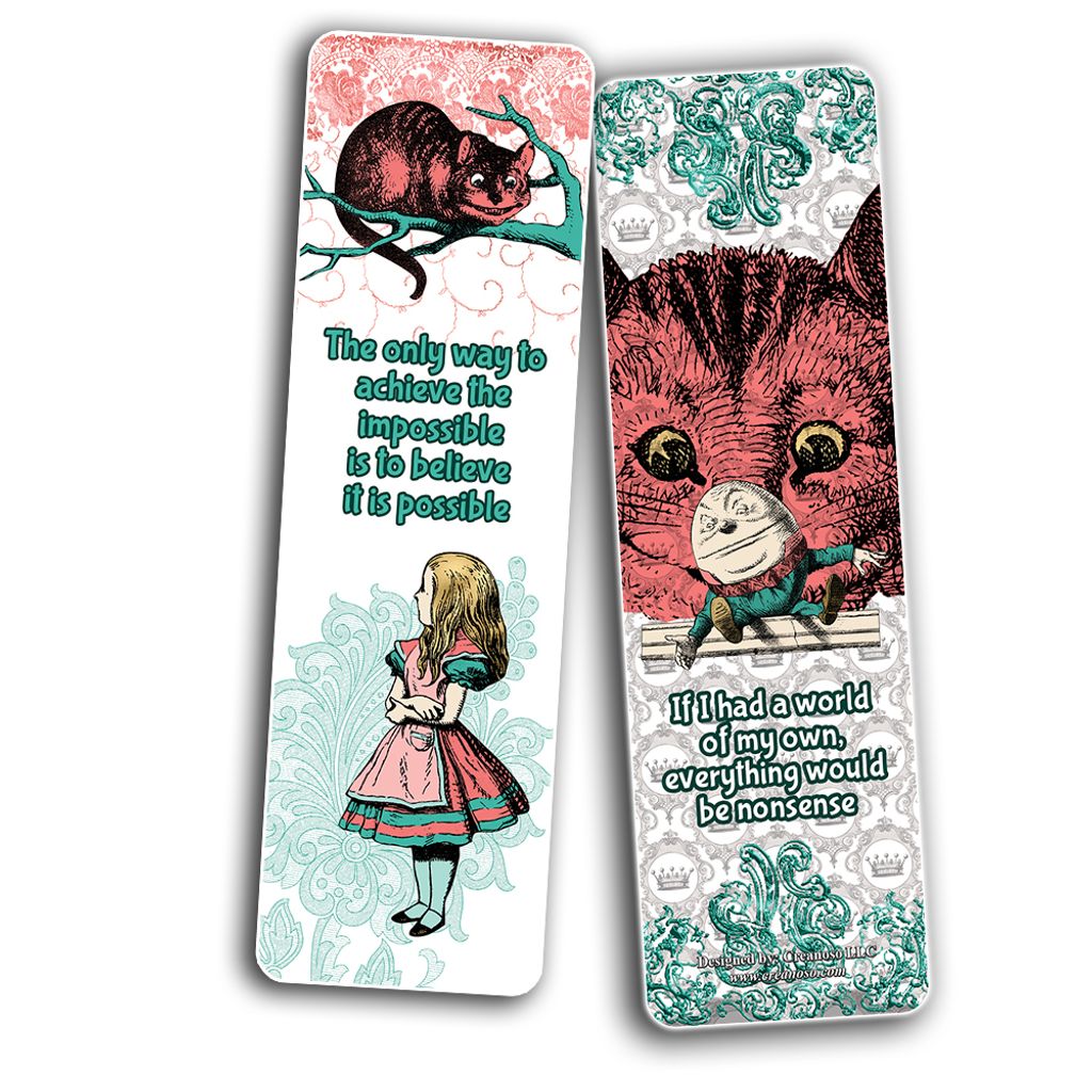 CNSBM5072_Bm4_Alice in Wonderland Bookmarks Cards Series 4_2n1
