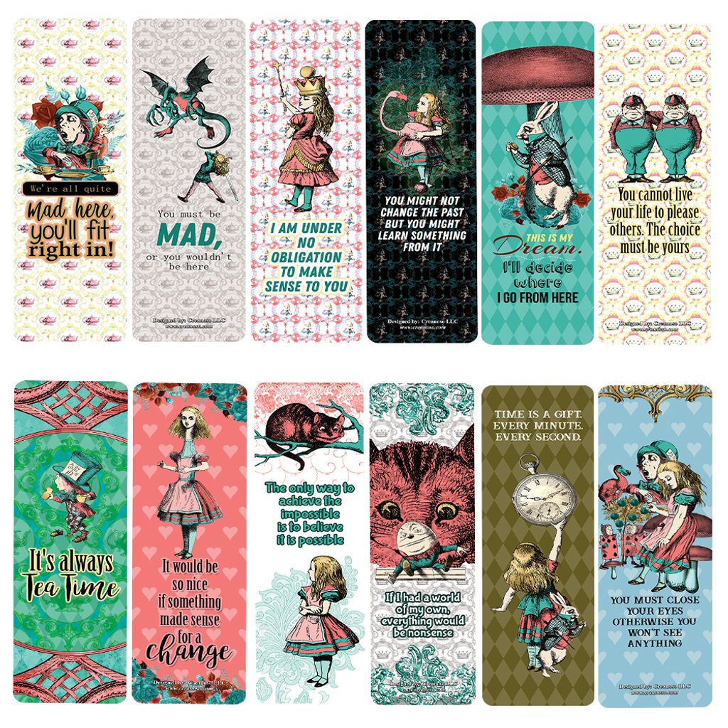 CNSBM5072_main_Alice in Wonderland Bookmarks Cards Series 4_12n1