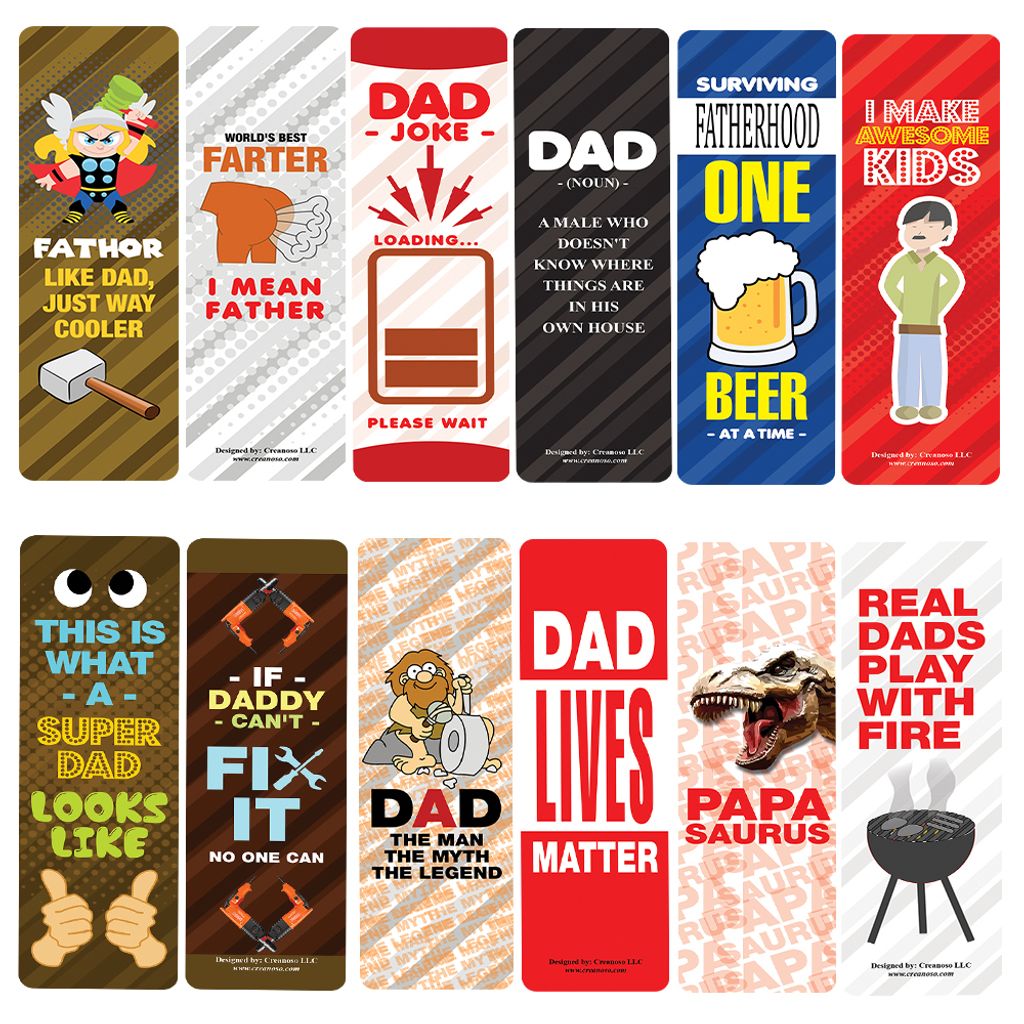 CNSBM5084_main_Funny dad Quotes Collections bookmarks_12n1