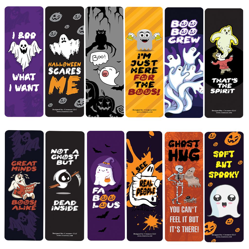 CNSBM5089_main_Funny Ghost Bookmarks_12n1