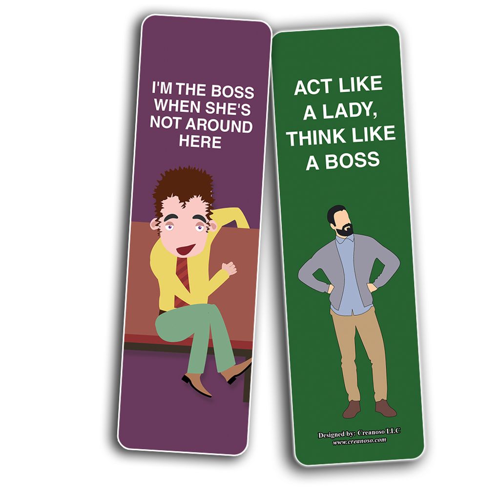 CNSBM5096_bm3_Funny Bookmarks Like a Boss_2n1
