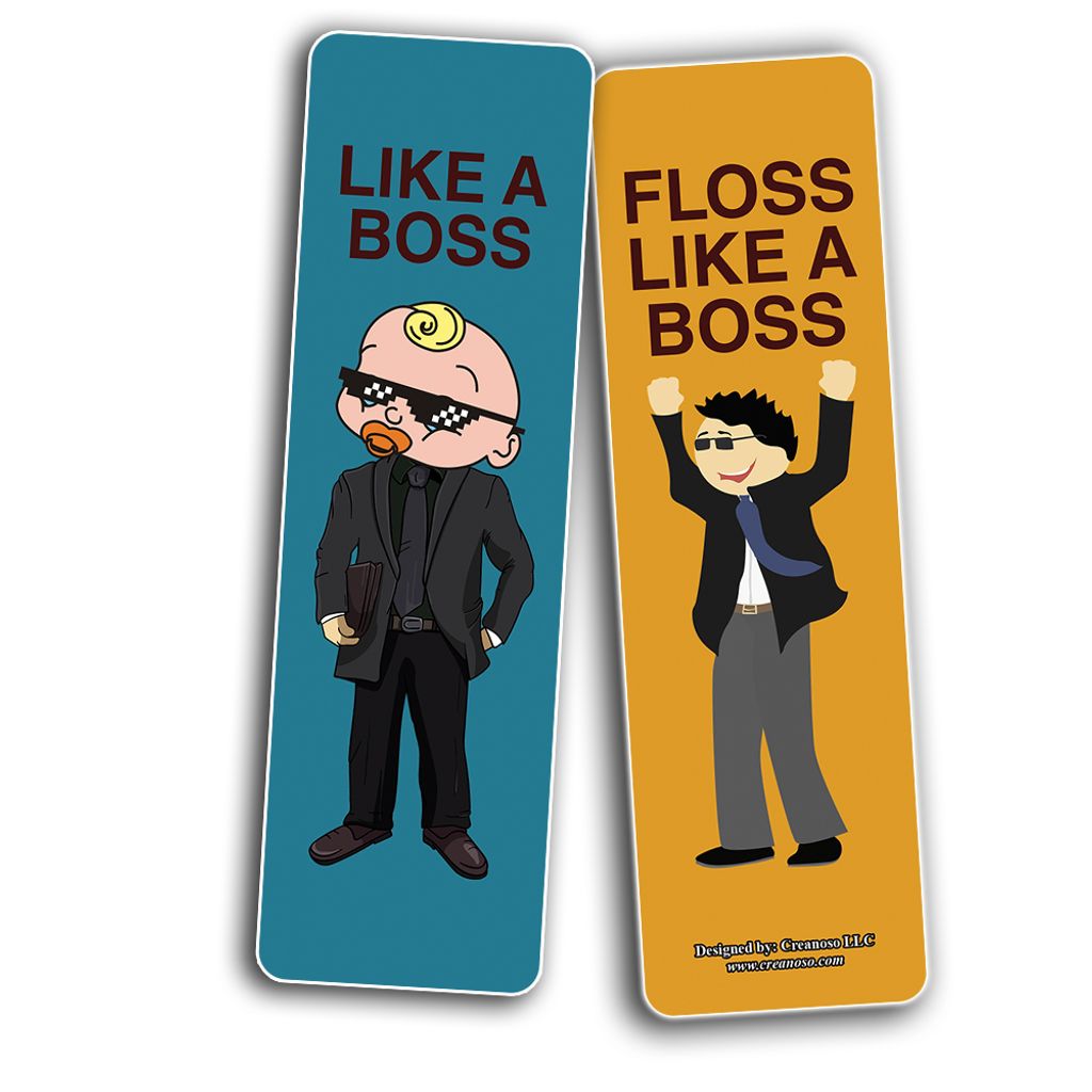 CNSBM5096_bm1_Funny Bookmarks Like a Boss_2n1