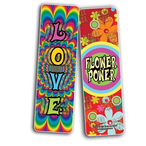 CNSBM5101_bm1_Hippie Retro 60's Bookmarks_2n1