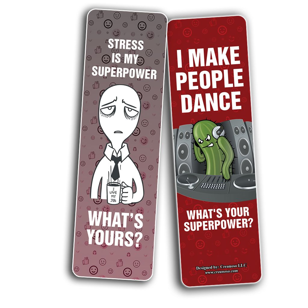 CNSBM5105_BM5_Funny Whats your Super Power Bookmarks_2n1