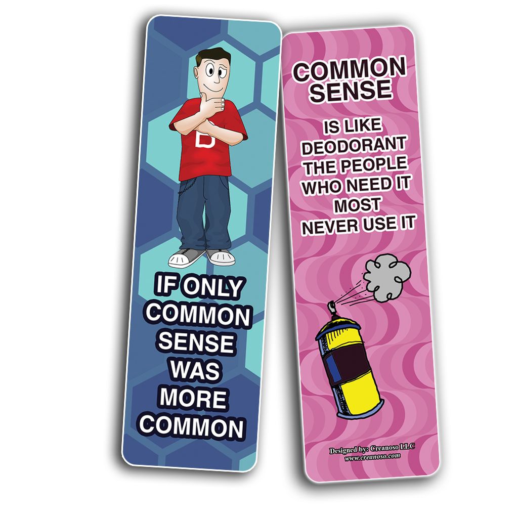 CNSBM5107_BM2_Funny Common Sense Bookmarks_2n1