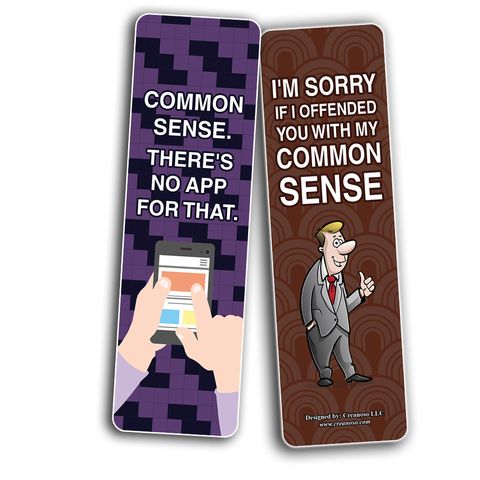 CNSBM5107_BM1_Funny Common Sense Bookmarks_2n1