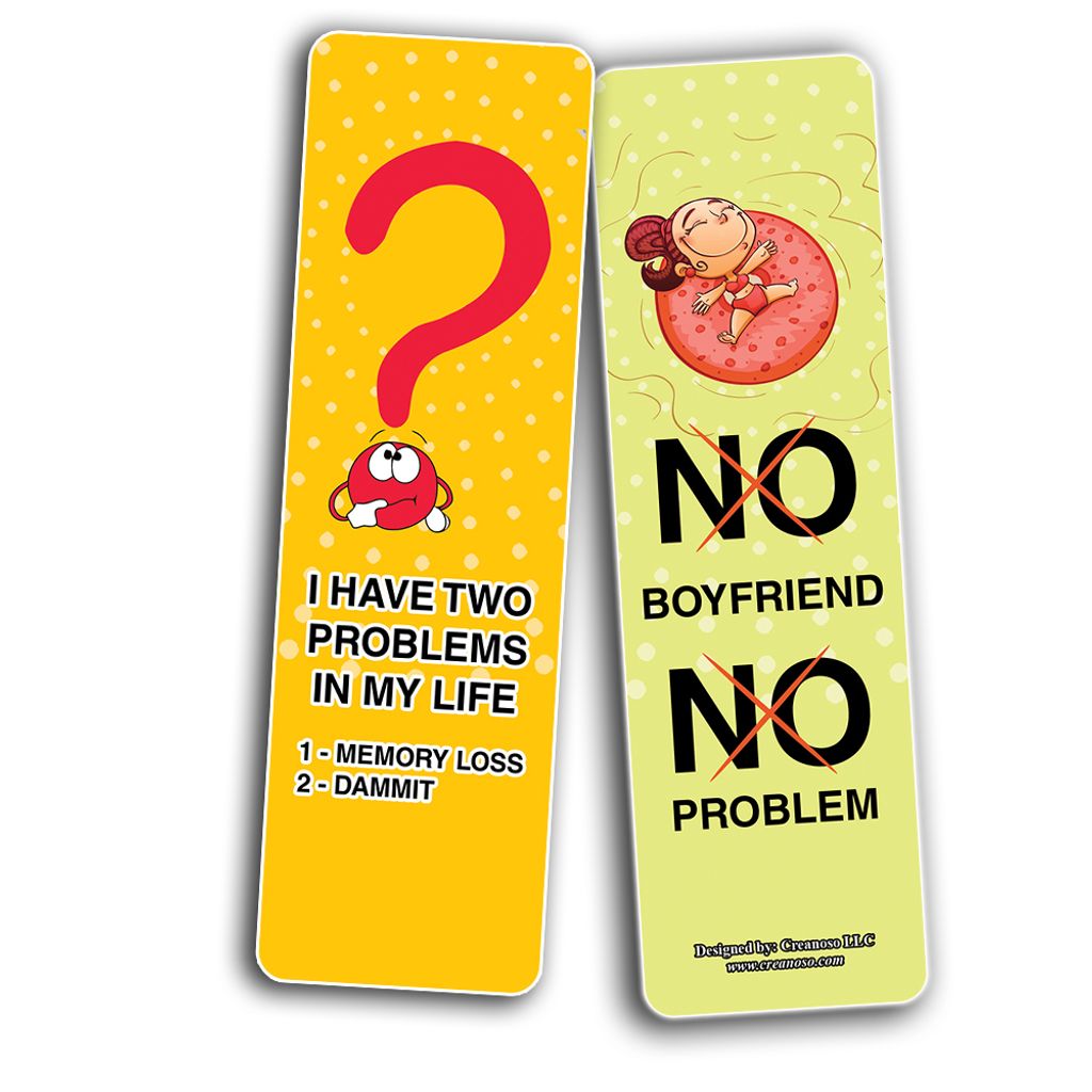 CNSBM5106_bm2_Funny Problems in Life Bookmarks_2n1