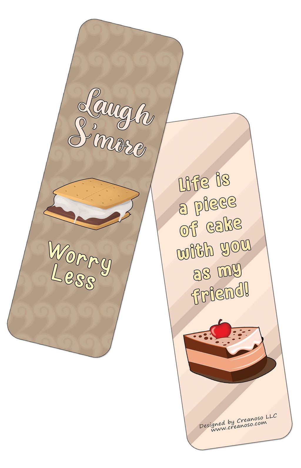 CNSBM6008_BM 6_Funny Sweet Desserts Puns Bookmarks