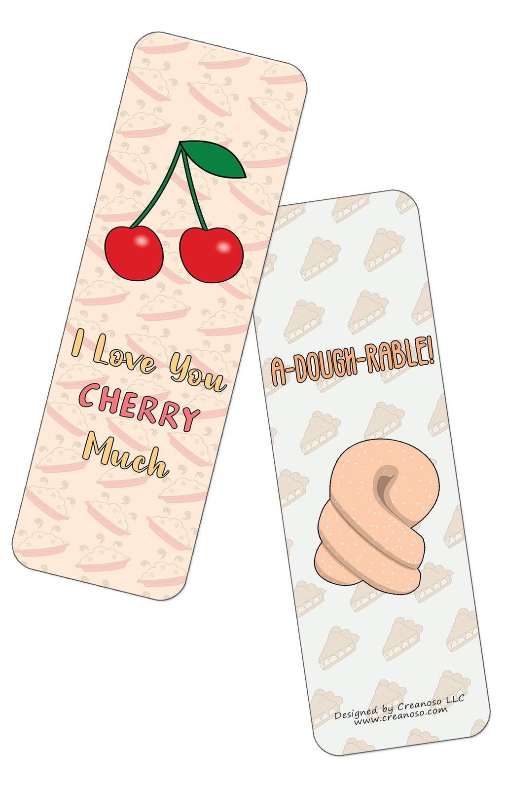 CNSBM6008_BM 4_Funny Sweet Desserts Puns Bookmarks
