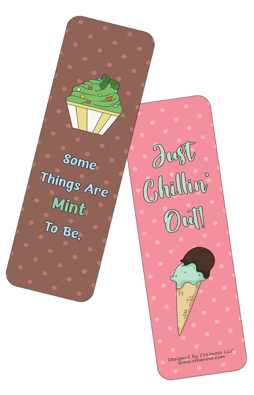 CNSBM6008_BM 3_Funny Sweet Desserts Puns Bookmarks