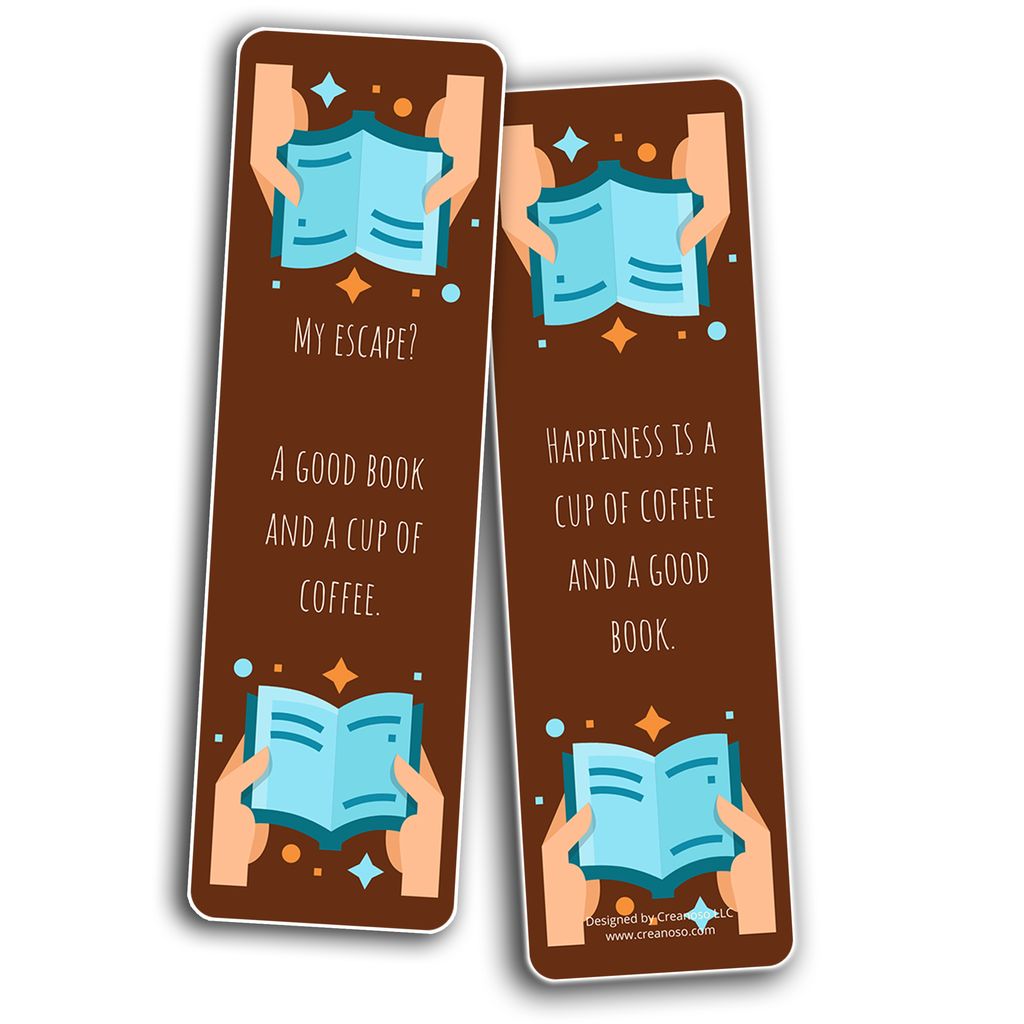 CNSBM6031 - BM1 -Books and Coffee Lovers Bookmarks_2N1