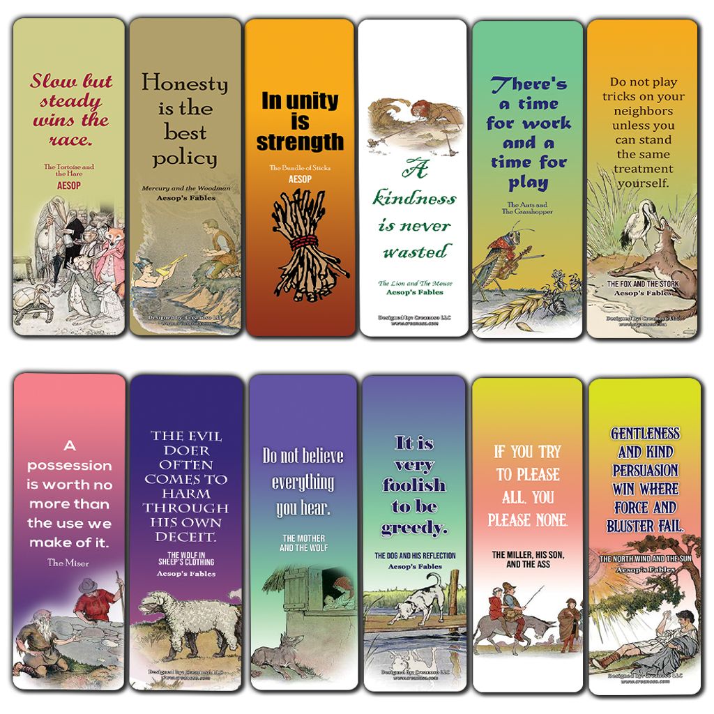 CNSBM3053_MAIN_Aesop's Fables Bookmarks