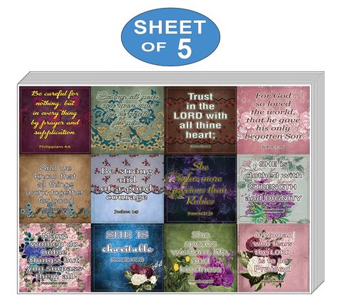 NEST1058_main_5pack_Vintage Religious Stickers for Women Series 1