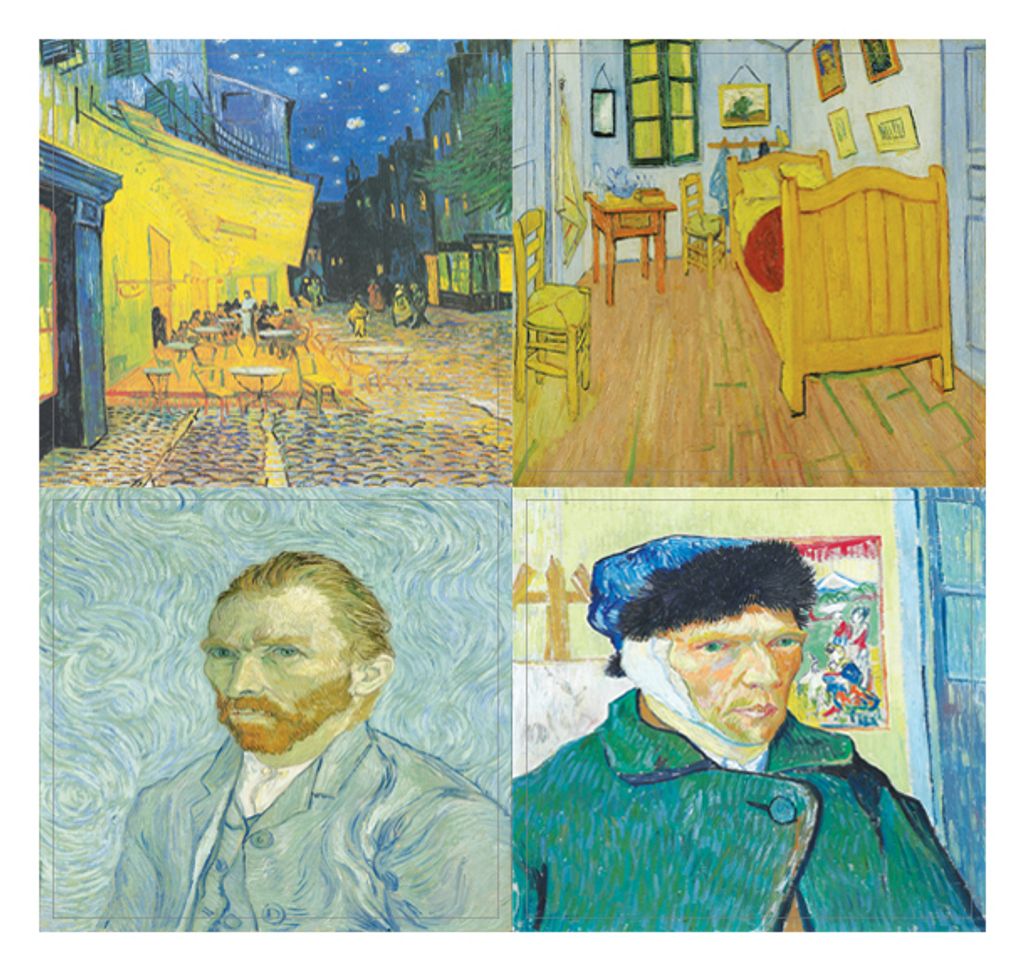 Van Gogh Sticker 4D-2