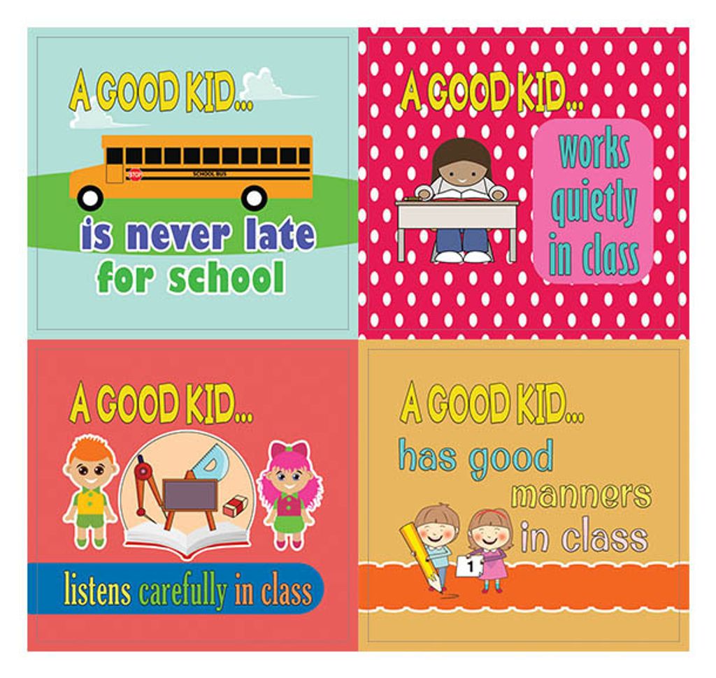 CNSST2058_ST3_A Good Kid Behavior Stickers - At School