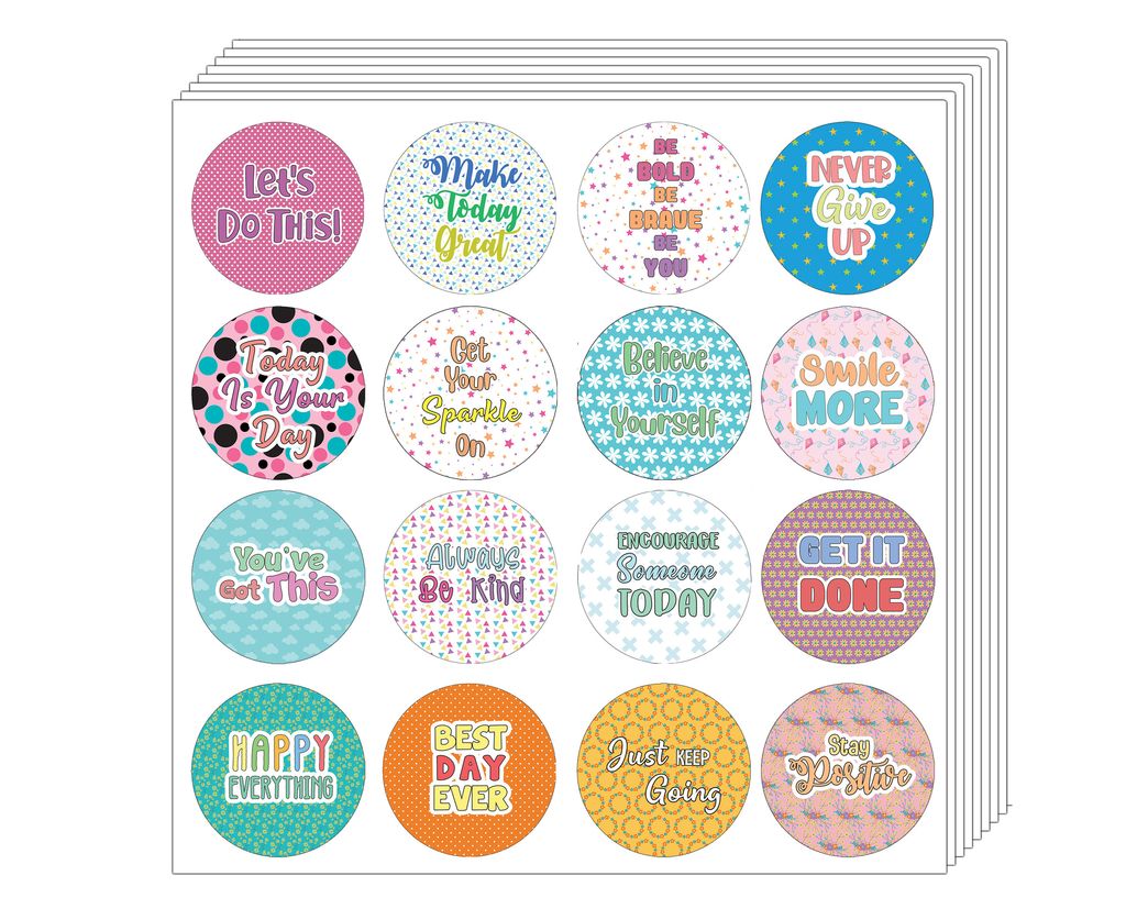 CNSST4034_main_Affirmation Stickers - Confetti Words to Inspire