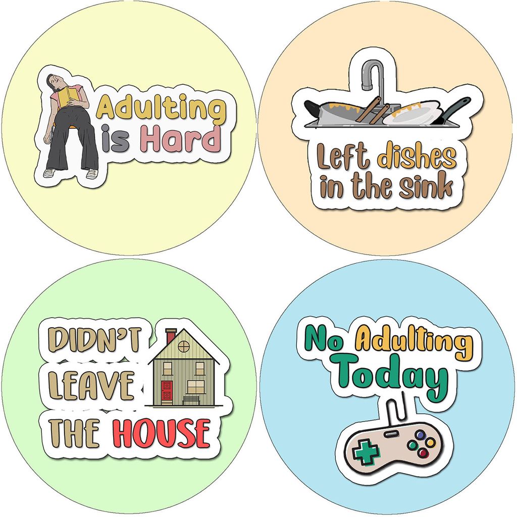 CNSST4053_4n1 1_Adulting is Hard Stickers