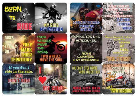 CNSVST2001_main_Words for Riders Motorcycle Stickers