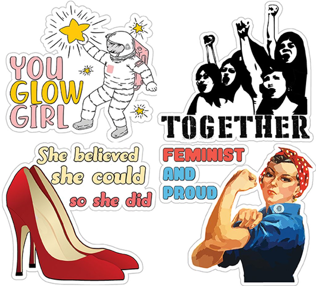 CNSVST4002_4n1 3_Feminist Stickers