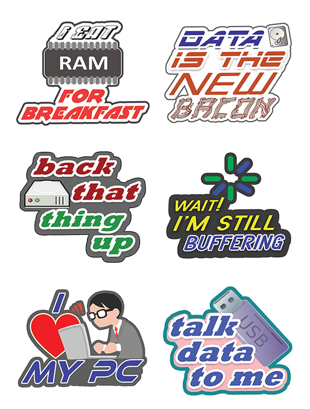 CNSVST2004_PST1_I Love Technology Stickers